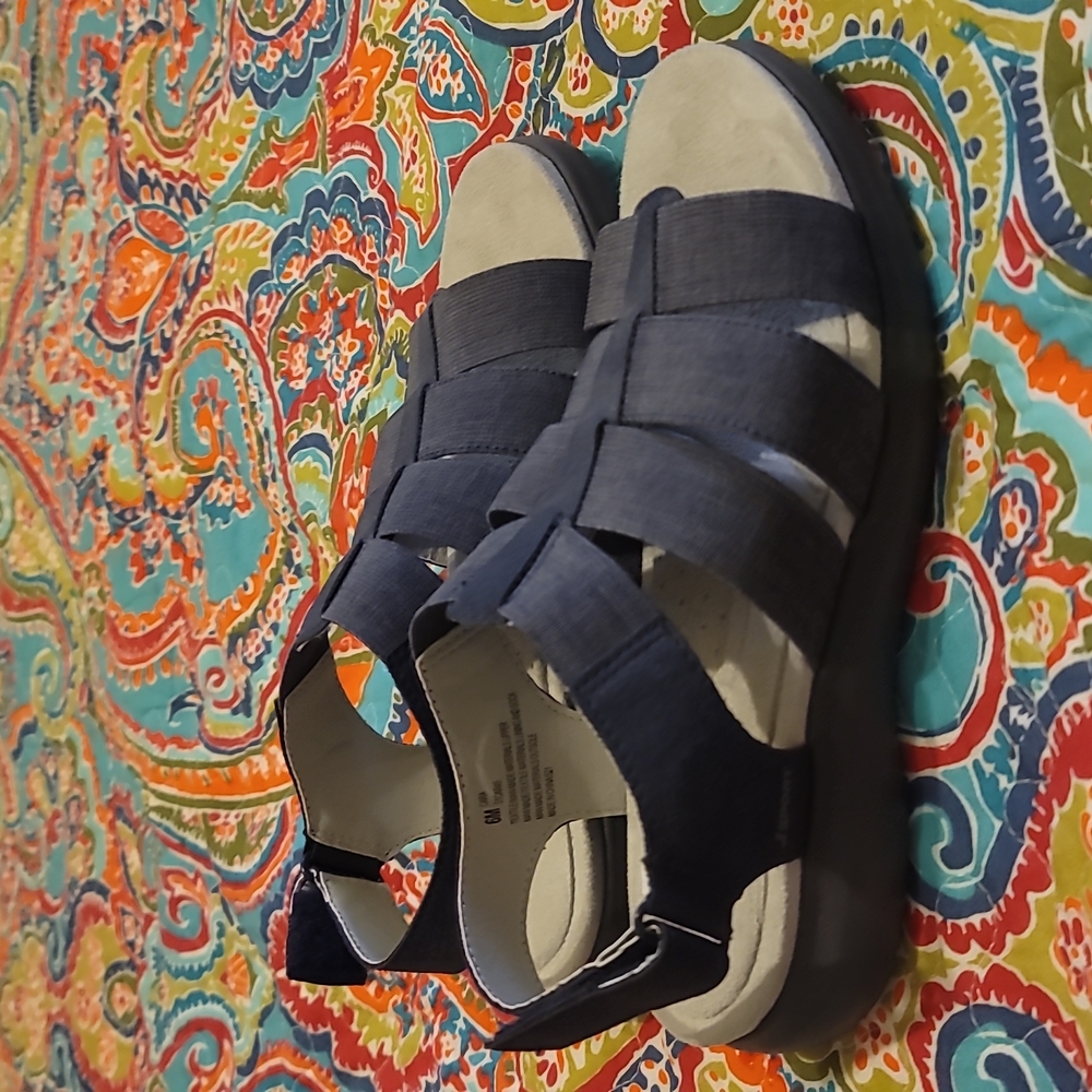 Jambu JSport Cara Sandals Women's Size 6M Grey